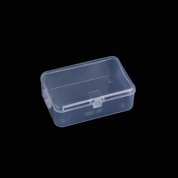 

PandaHall Polypropylene(PP) Bead Storage Container, Mini Storage Containers Boxes, with Hinged Lid, Rectangle, Clear, 9.1x6x3.3cm, Inner...