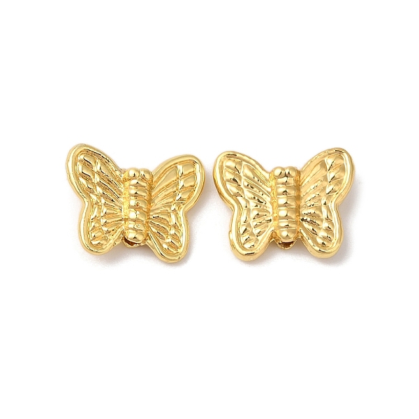 

PandaHall Rack Plating Brass Beads, Cadmium Free & Lead Free, Butterfly, Real 18K Gold Plated, 8.7x10.6x3.5mm, Hole: 1.2mm Brass Butterfly