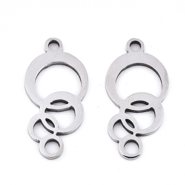 

PandaHall 201 Stainless Steel Pendants, Laser Cut, Bubble Shape, Stainless Steel Color, 17.5x8.5x0.9mm, Hole: 1.4mm 201 Stainless Steel...