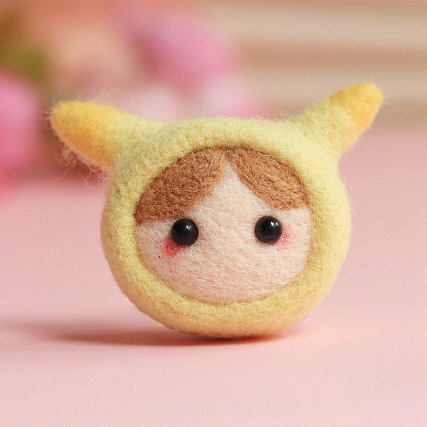 

PandaHall DIY Constellation Doll Keychain Needle Felting Kit, Constellation, including Iron Needles, Foam Chassis & Wool, Iron Eye Pins..., Multicolor