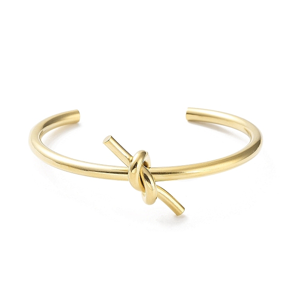 

PandaHall 304 Stainless Steel Cuff Bangles, Golden, Coil, Inner Diameter: 2-3/8 inch(5.9cm) 304 Stainless Steel Coil