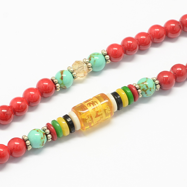 4-Loop Wrap Buddha Meditation Yellow Jade Beaded Bracelets