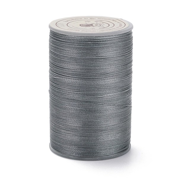 

PandaHall Round Waxed Polyester Thread String, Micro Macrame Cord, Twisted Cord, for Leather Sewing Stitching, Silver, 0.3~0.4mm, about...