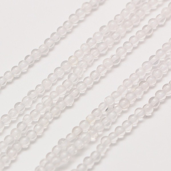 Klasse AA Natürlichen Edelstein Quarzkristall Runde Perlen Stränge