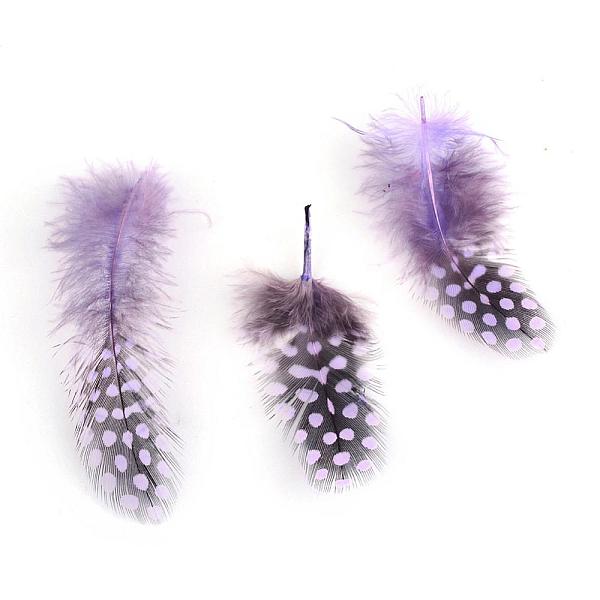 

PandaHall Chicken Feather Costume Accessories, Dyed, Plum, 65~135x25~45mm Feather Feather Purple