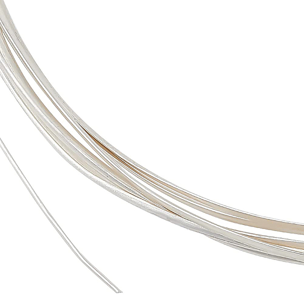 

PandaHall BENECREAT 4.92 Feet 999 Sterling Silver Wire, 20 Gauge Thick Half Round Craft Wire for Wire Wrap, Jewelry Making, Spool Project...