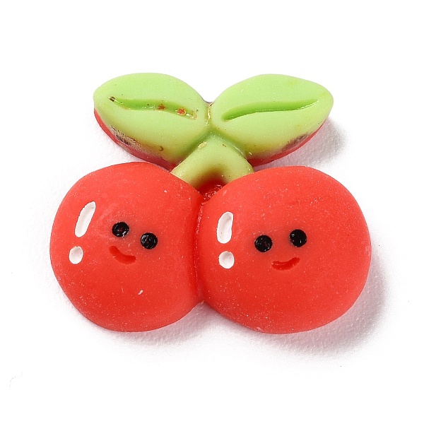 

PandaHall Cartoon Opaque Resin Cherry Cabochons, for Jewelry Making, Red, 19x22x7mm Resin Cherry Red