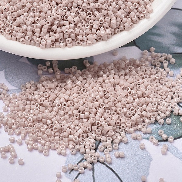 

PandaHall MIYUKI Delica Beads, Cylinder, Japanese Seed Beads, 11/0, (DB1495) Opaque Pink Champagne, 1.3x1.6mm, Hole: 0.8mm, about...