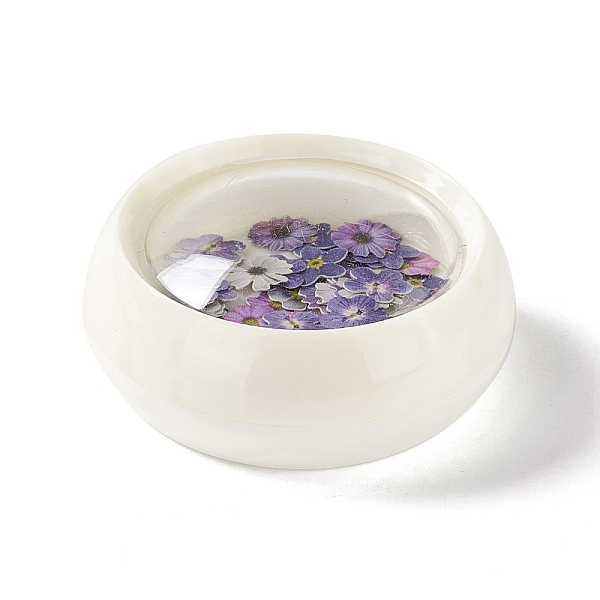 

PandaHall DIY Crystal Epoxy Resin Material Filling, Flower Nail Art Sequins, for Crafts Making, with Disposable Plastic Box, Blue Violet...