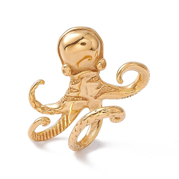 

PandaHall Vacuum Plating 304 Stainless Steel Pendants, Octopus Charm, Golden, 31x31x20mm, Hole: 3.5x3mm 304 Stainless Steel Other Animal