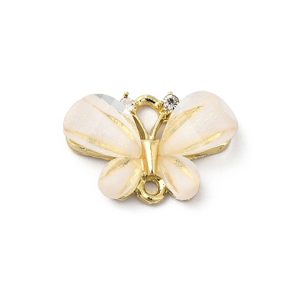 

PandaHall Alloy Pendants, Insect Charms, with Opaque Resin, Real 16K Gold Plated, Butterfly, 13x20x4mm, Hole: 1.5mm Alloy+Resin Butterfly