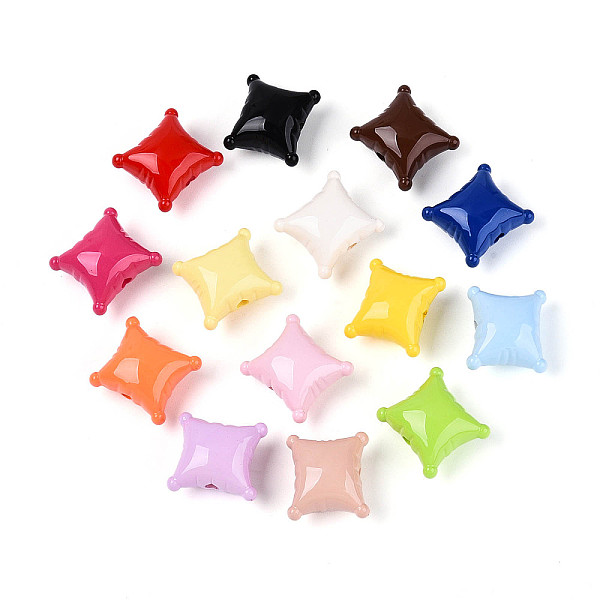 不透明なアクリルビーズ