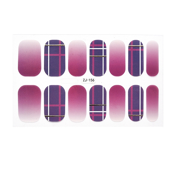 

PandaHall Full Wraps Nail Polish Stickers, Self-Adhesive, for Nail Decals Design Manicure Tips Decorations, Old Rose, 14pcs/sheet Paper...