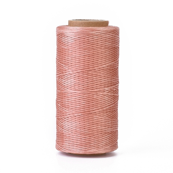 

PandaHall Waxed Polyester Cord, Micro Macrame Cord, Waxed Sewing Thread, Flat, Pink, 0.8mm, about 284.33 yards(260m)/roll Waxed Polyester...