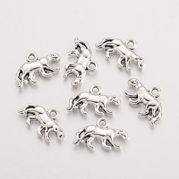 Tibetan Style Alloy Leopard Charms