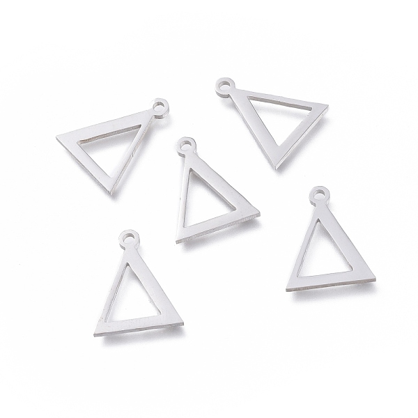 

PandaHall 304 Stainless Steel Charms, Greek Alphabet, Stainless Steel Color, Letter.D, 14x11x1mm, Hole: 1.2mm 304 Stainless Steel Letter D
