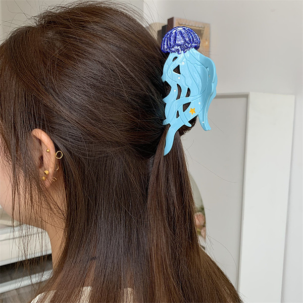 酢酸セルロース（樹脂）爪ヘアクリップ