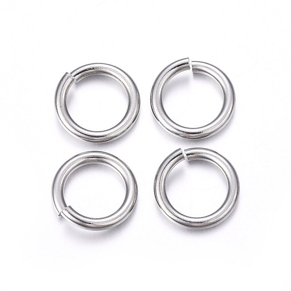 

PandaHall 304 Stainless Steel Jump Rings, Open Jump Rings, Stainless Steel Color, 13 Gauge, 12x1.8mm, Inner Diameter: 8mm 304 Stainless...