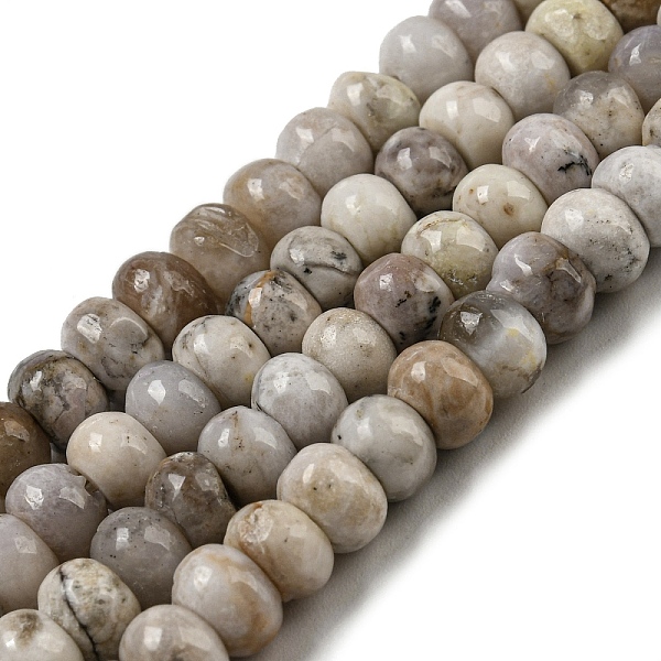 

PandaHall Natural Agate Beads Strands, Rondelle, 5.5~6.5x3.5~4mm, Hole: 0.8mm, about 96~97pcs/strand, 14.96~15.39''(38~39.1cm) Natural Agate...