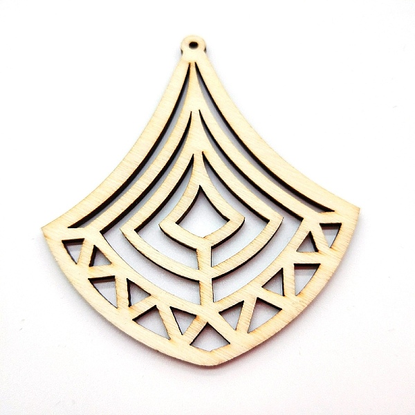 

PandaHall Maple Wood Pendants, Hollow, Fan, BurlyWood, 72x62.5x2mm, Hole: 2mm Wood Fan Orange