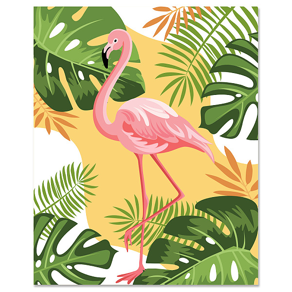 

PandaHall arricraft 1 Pc Flamingo Wall Art Prints, Unframed Flamingo Paper Picture Animal Bird Print Poster for Home Bedroom Living Room...