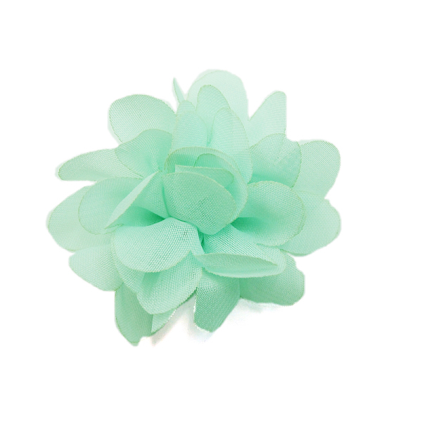 

PandaHall Lace Costume Accessories, Flower, Aquamarine, 50mm Cloth Flower Green