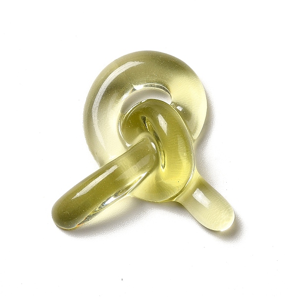 

PandaHall Transparent Resin Cabochons, Bowknot, Yellow, 26x25~25.5x8mm Resin Bowknot Yellow