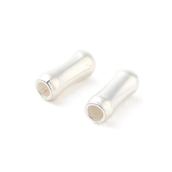 

PandaHall 925 Sterling Silver Beads, Bamboo Stick, Silver, 6x2.5mm, Hole: 1.4mm, 100pcs/10g Sterling Silver Bamboo