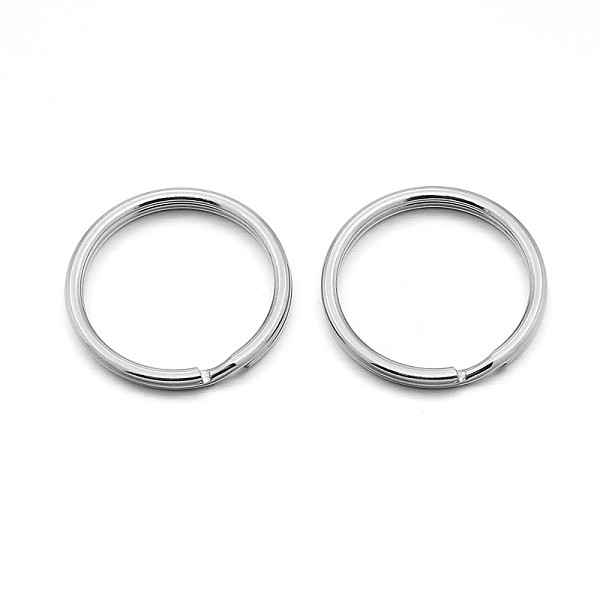 

PandaHall Original Color 304 Stainless Steel Split Key Ring Clasps for Keychain Making, Stainless Steel Color, 28x1.6mm 304 Stainless Steel...