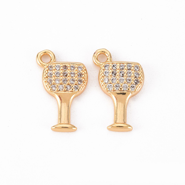 Brass Micro Pave Cl… - image