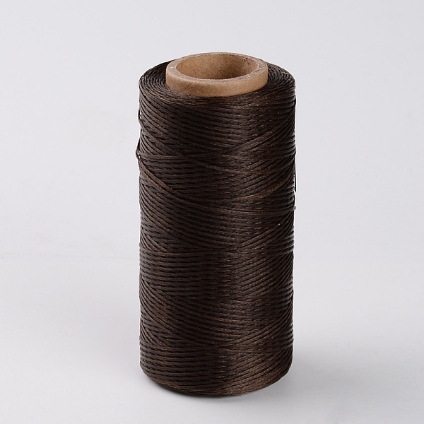 

PandaHall Flat Waxed Polyester Cords, Coconut Brown, 1x0.3mm, about 284.33 yards(260m)/roll Waxed Polyester Cord Flat Brown