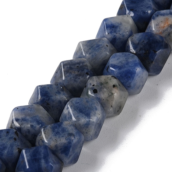 

PandaHall Natural Sodalite Star Cut Round Beads Strands, Faceted, 7~8.5x7~8.5x7~8.5mm, Hole: 1.2mm, about 25~26pcs/strand, 8.39''~8.62''...