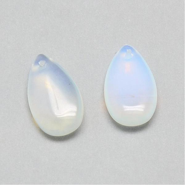 

PandaHall Opalite Pendants, teardrop, 22x12.5~13x5mm, Hole: 1mm Opalite Teardrop
