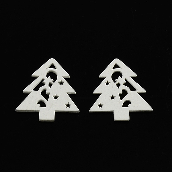 Tinti Albero Di Natale Cabochon Legno