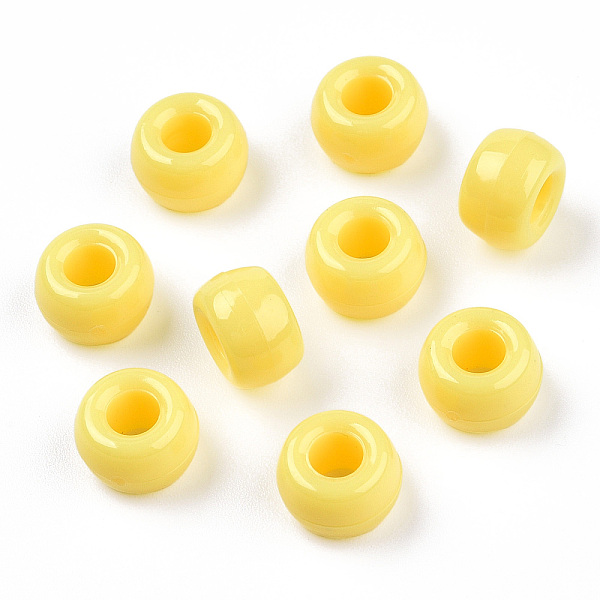 Opaque Plastic Beads - image