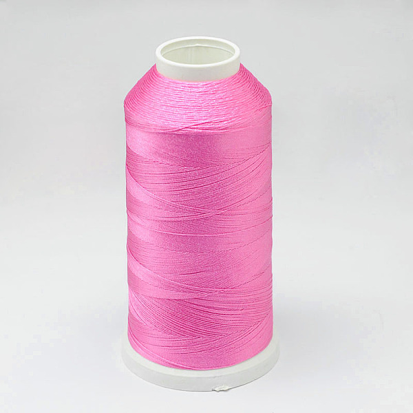 

PandaHall Nylon Thread, For Tassel Making, Hot Pink, 0.3mm, about 1093.61 yards(1000m)/roll Nylon Pink