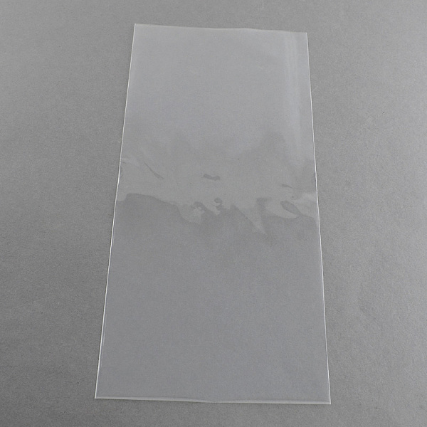 

PandaHall Rectangle OPP Cellophane Bags, Clear, 25x12cm, Unilateral Thickness: 0.035mm OPP Cellophane Clear