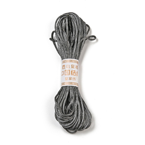 

PandaHall Polyester Embroidery Floss, Cross Stitch Threads, Gray, 2mm, 10m/bundle Polyester Gray