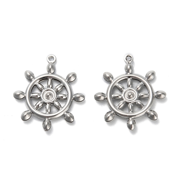 

PandaHall 316 Surgical Stainless Steel Pendants, Sailing Plate, Stainless Steel Color, 24x21x3mm, Hole: 1mm 316 Surgical Stainless Steel...