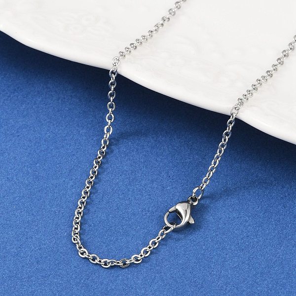 Tarnish Resistant 304 Stainless Steel Cable Chains for Necklace Making