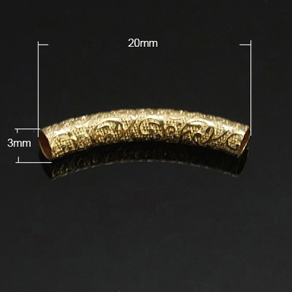 

PandaHall Yellow Gold Filled Tube Beads, 1/20 14K Gold Filled, Cadmium Free & Nickel Free & Lead Free, 20x3mm, Hole: 2mm Brass Tube
