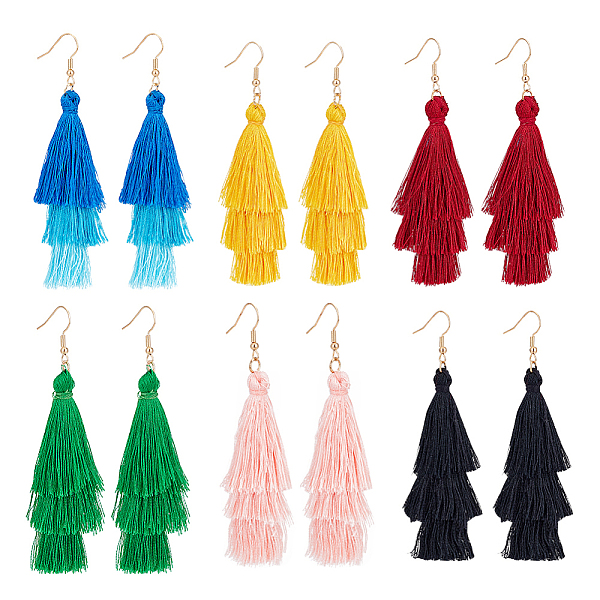 6 Pairs 6 Colors Co… - image