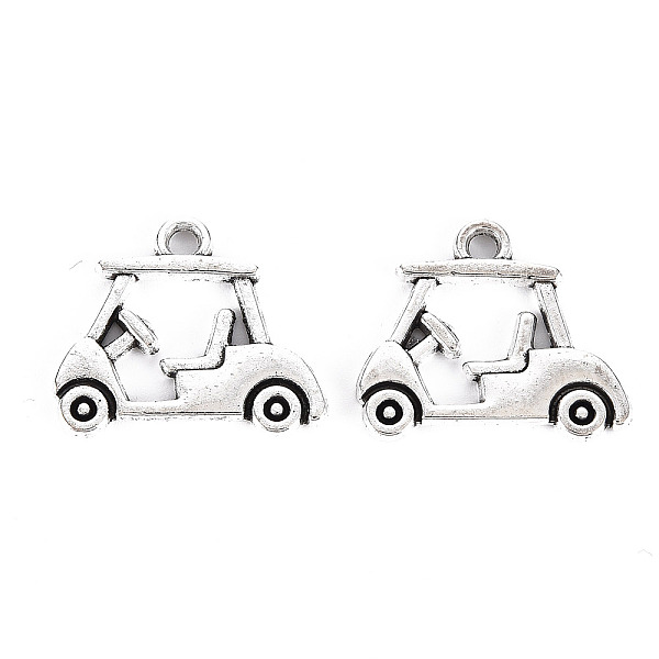 

PandaHall Tibetan Style Alloy Pendants, Lead Free & Cadmium Free, Tour Bus, Antique Silver, 17x20x1.5mm, Hole: 1.8mm Alloy Vehicle
