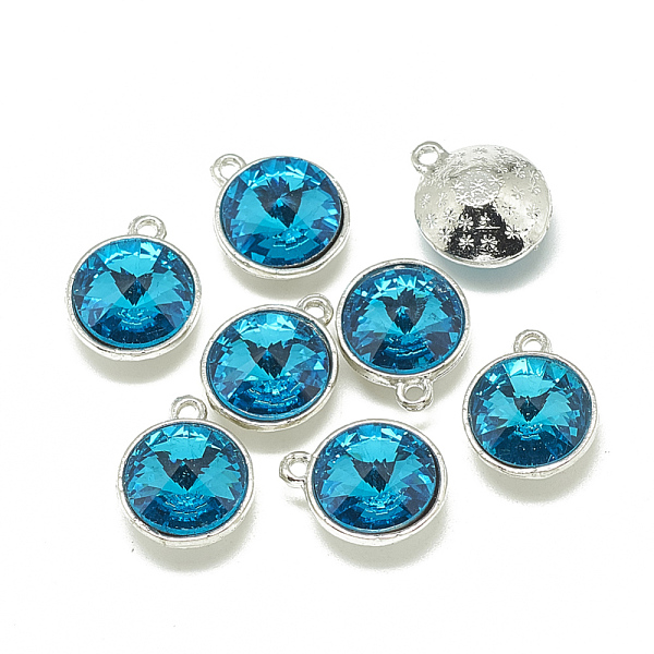 

PandaHall Alloy Rhinestone Pendants, Faceted, Cone, Platinum, 17x13.5x8mm, Hole: 1.5mm Alloy+Rhinestone Cone Green