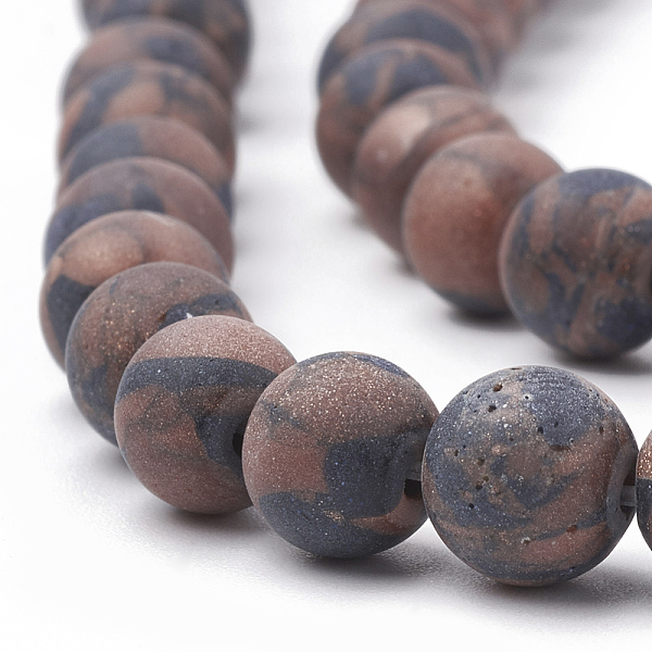 Synthetic Goldstone Beads Strands