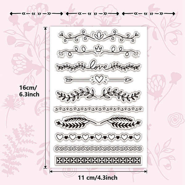 

PandaHall Custom PVC Plastic Clear Stamps, for DIY Scrapbooking, Photo Album Decorative, Cards Making, Stamp Sheets, Film Frame, Mixed...