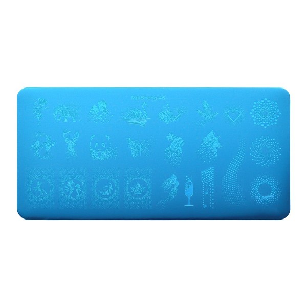 

PandaHall Stainless Steel Nail Art Stamping Plates, Nail Image Flowers Owl Animal Easter Templates, for DIY Nail Manicuring Printing Tools...