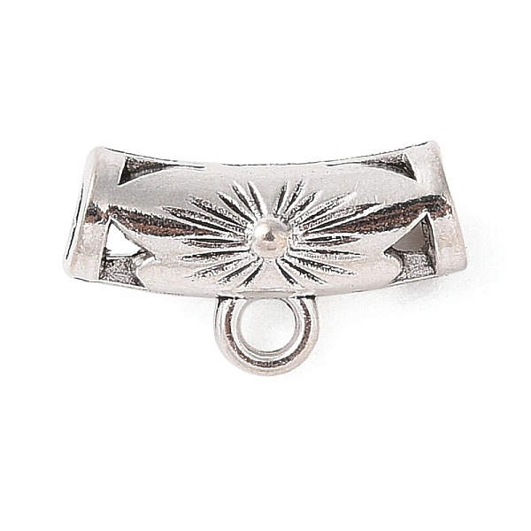 

PandaHall Tibetan Style Alloy Tube Beads, Cadmium Free & Lead Free, Antique Silver, 10x17x5.6mm, Hole: 3.3mm, about 641pcs/1000g Alloy
