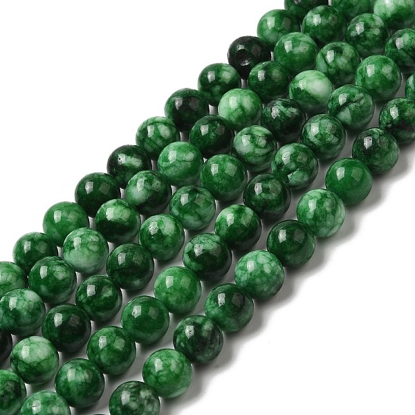 

PandaHall Natural Quartz Beads Strands, Dyed, Round, Green, 8.5mm, Hole: 1mm, about 47~49pcs/strand, 14.96 inch~15.67 inch(38cm~39.8cm)...