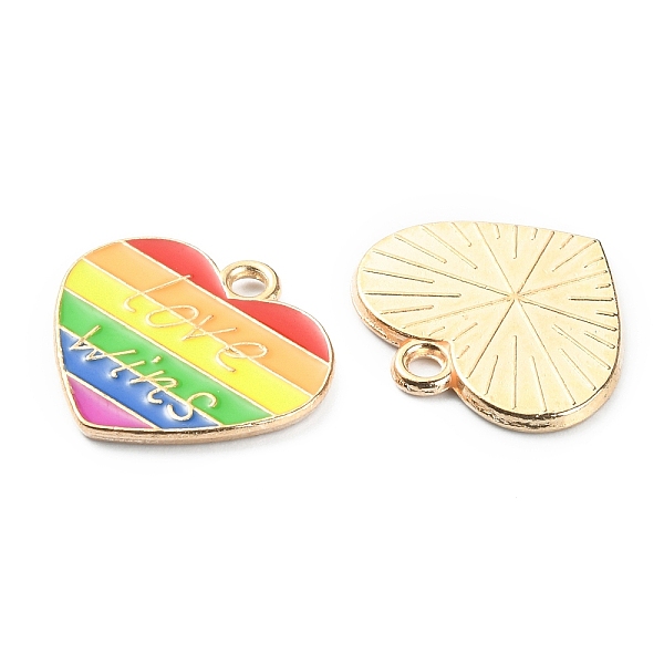 

PandaHall Rainbow Style Alloy Enamel Pendants, Golden, Mixed Shapes, Colorful, 12~29x15~23x1~1.5mm, Hole: 1.8mm, 21pcs/set Alloy+Enamel...